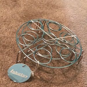 BRAND NEW!! Stackable stainless steel racks-2 pack